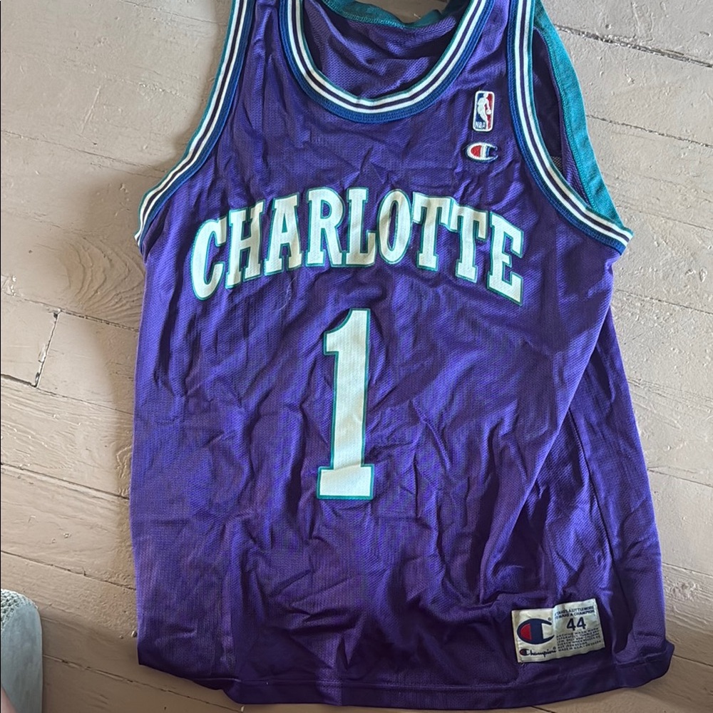 Champion Purple and Teal Charlotte Jersey